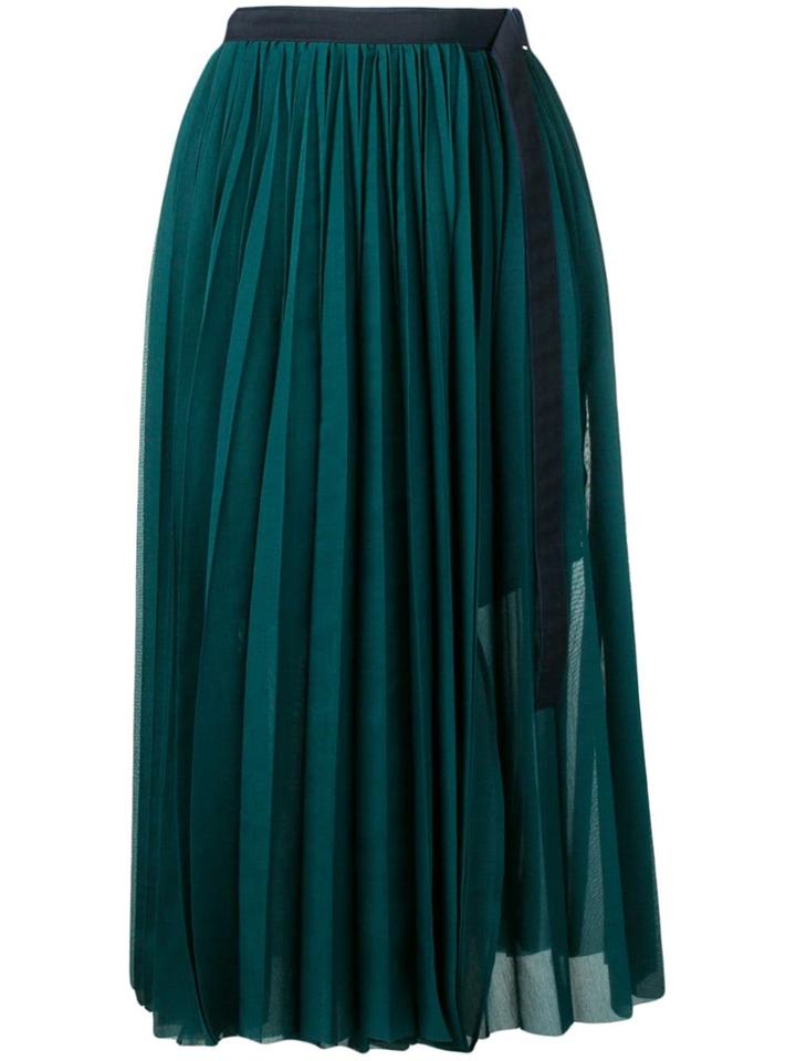 Sacai Pleated Skirt - Blue