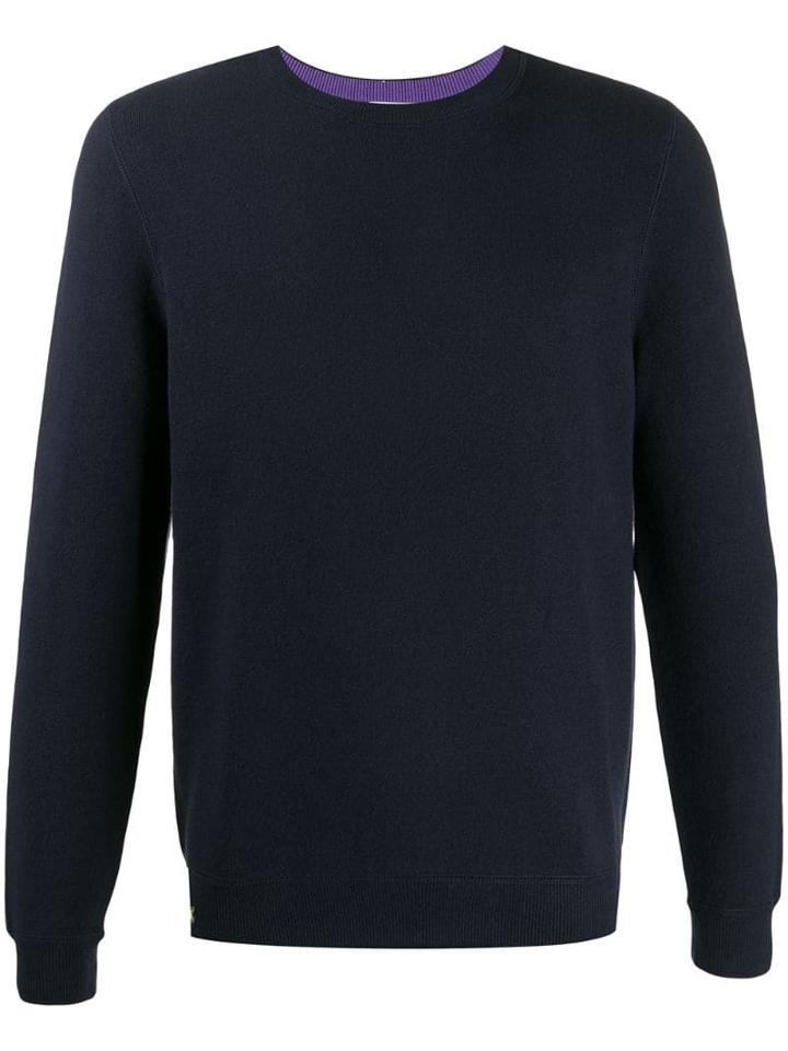 Lacoste Live Logo Knitted Jumper - Blue