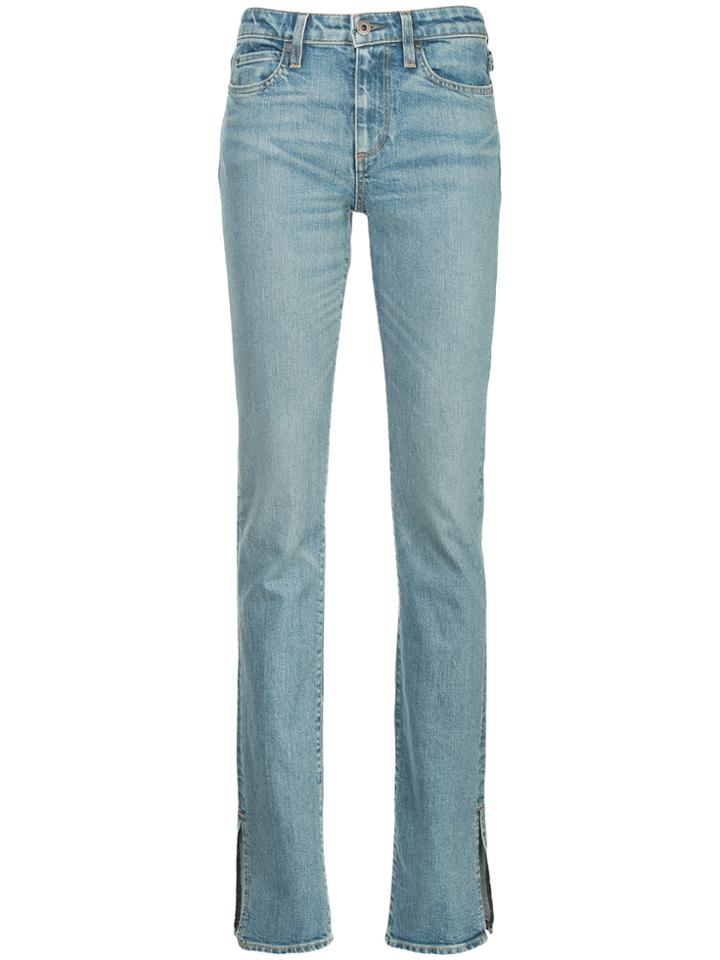 Simon Miller Ankle Slit Bootcut Jeans - Blue