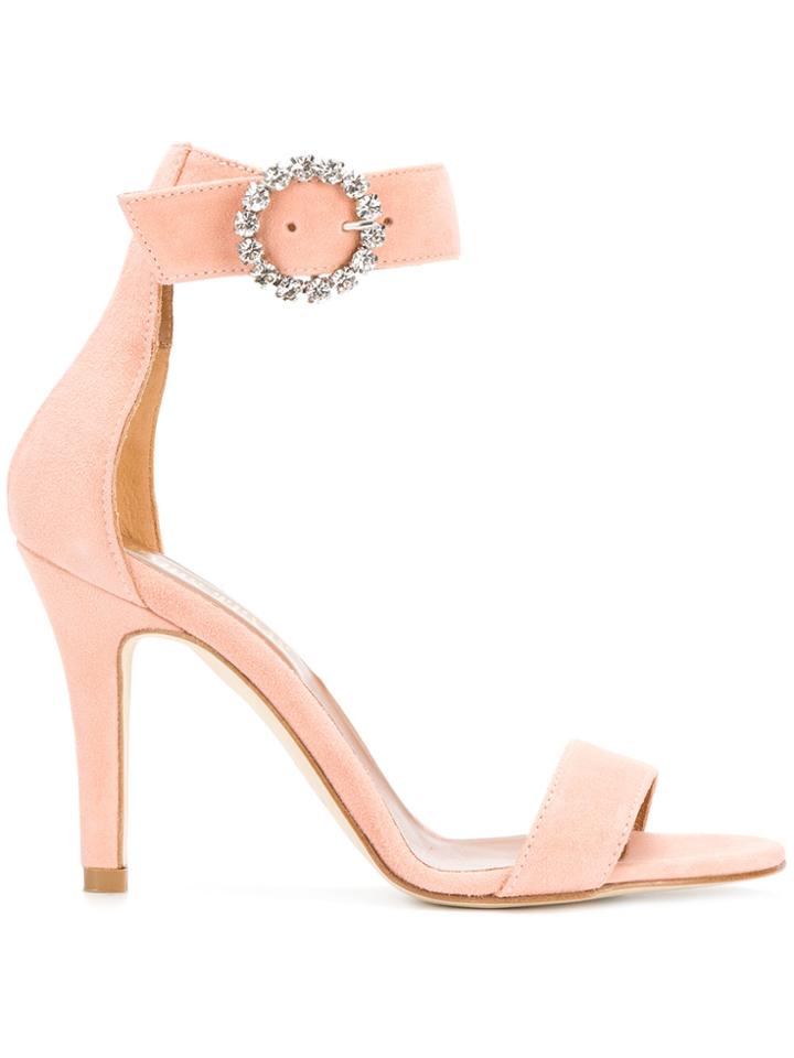 Paris Texas Side Buckle Sandals - Nude & Neutrals