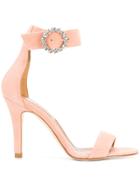 Paris Texas Side Buckle Sandals - Nude & Neutrals