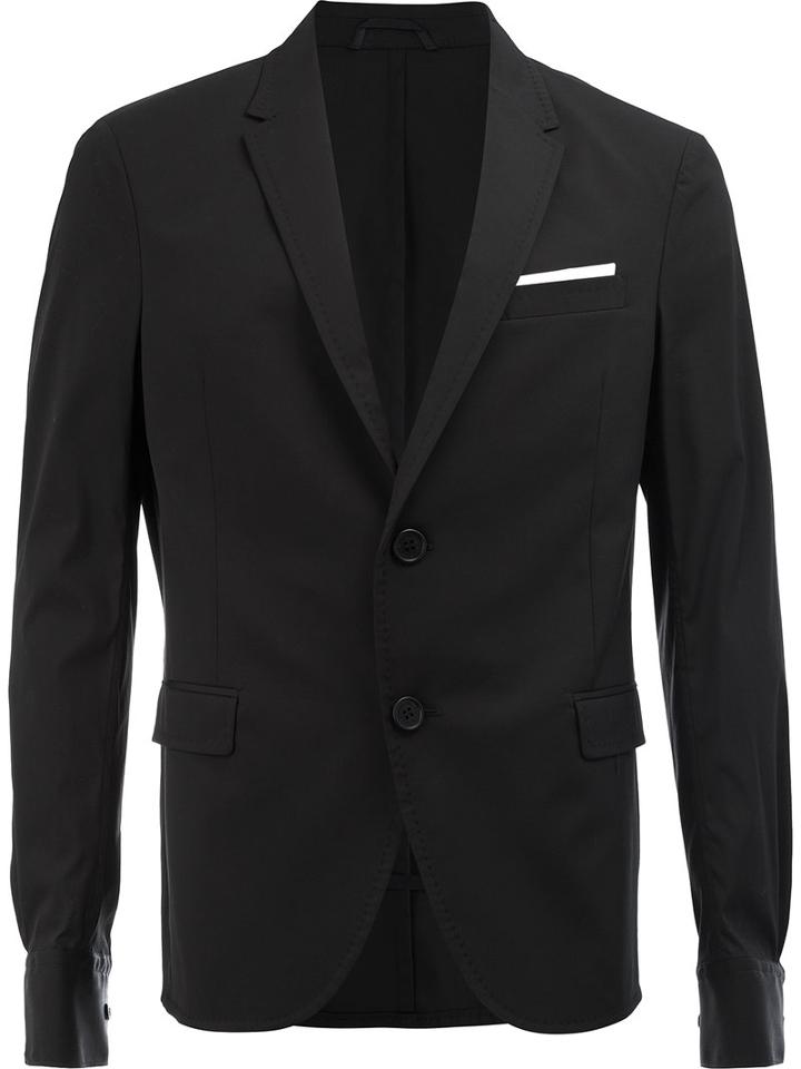 Neil Barrett - Dinner Jacket - Men - Cotton/polyamide/polyester/viscose - 50, Black, Cotton/polyamide/polyester/viscose