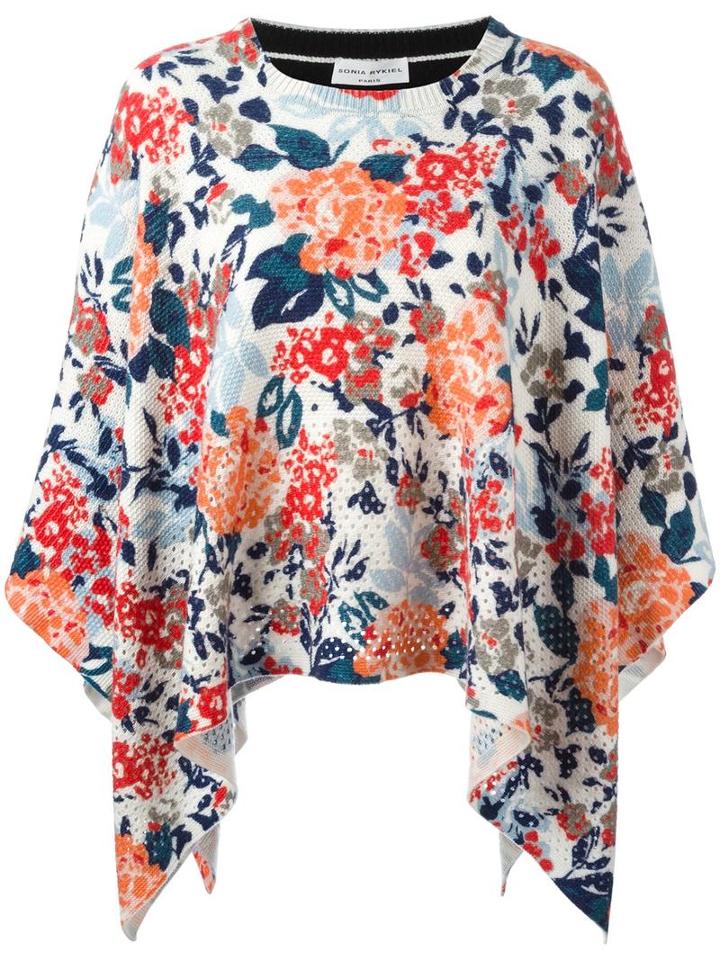 Sonia Rykiel Floral Pattern Jumper, Women's, Cashmere
