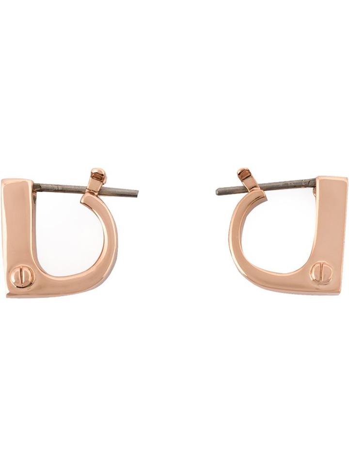 Miansai Modern Flat Earrings, Women's, Pink/purple