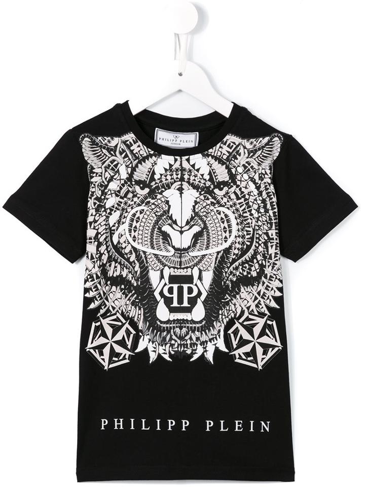 Philipp Plein Kids 'tiger Stars' T-shirt