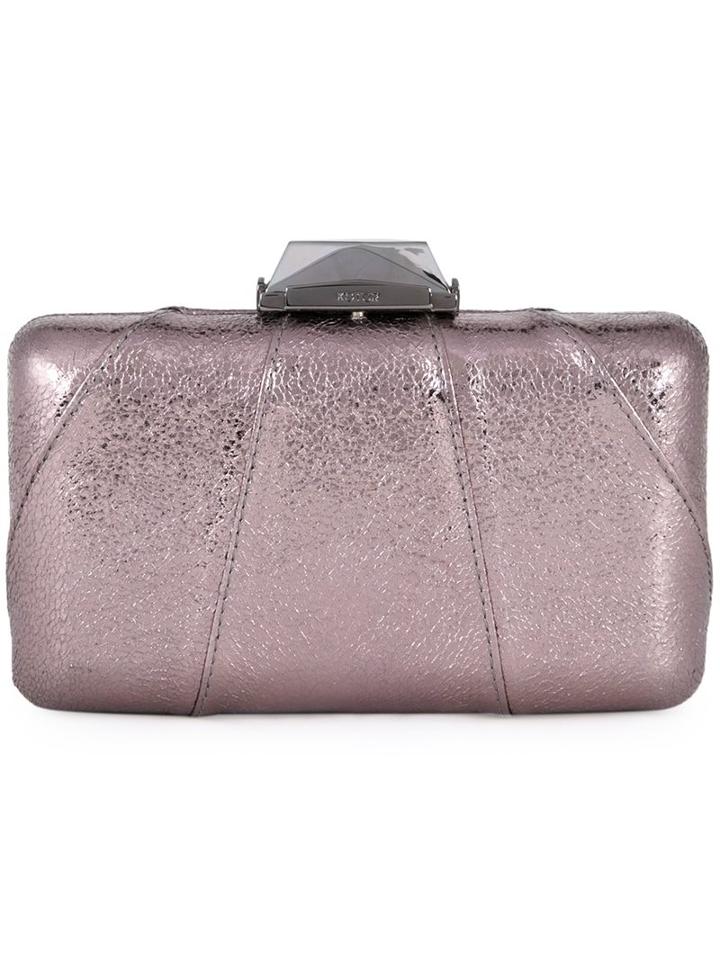 Kotur 'espey' Clutch, Women's, Grey, Polyurethane