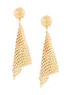 Prada Mesh Earrings - Metallic