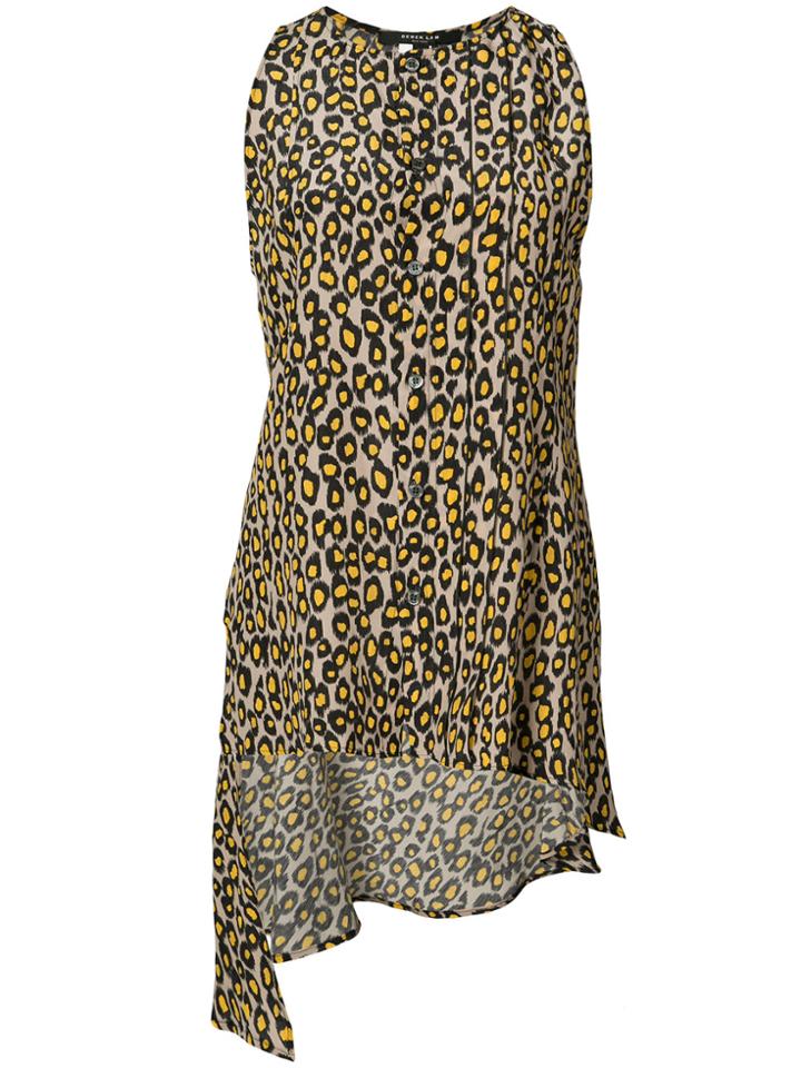 Derek Lam Sleeveless Blouse With Pleating Detail - Yellow & Orange