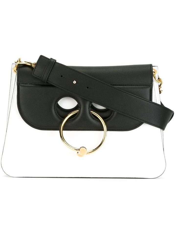 J.w.anderson Medium Pierce Shoulder Bag, Women's, White, Calf Leather