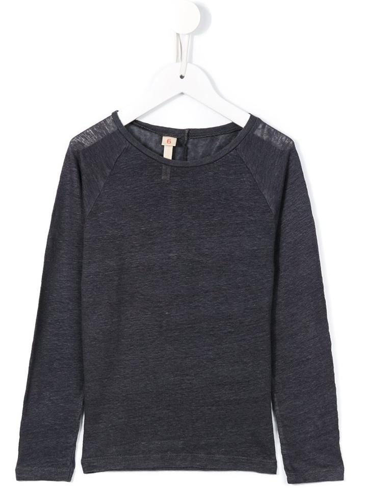 Bellerose Kids 'mogani' Long Sleeves T-shirt, Girl's, Size: 6 Yrs, Grey