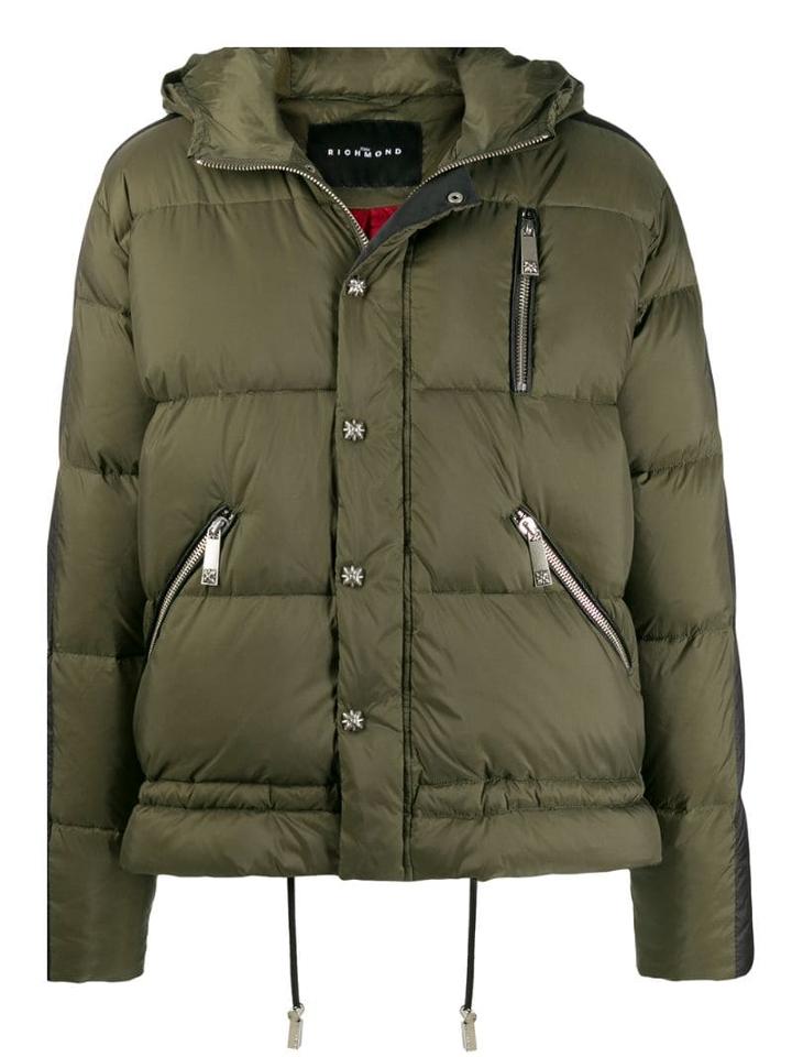 John Richmond Padded Jacket - Green