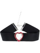 Christopher Kane Heart Applique Grosgrain Bracelet