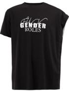 Blindness Fuck Gender Roles T-shirt - Black