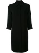 Alberto Biani Shirt Dress, Women's, Size: 40, Black, Triacetate/polyester