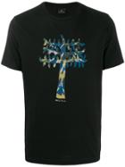 Ps Paul Smith Tree Print T-shirt - Black
