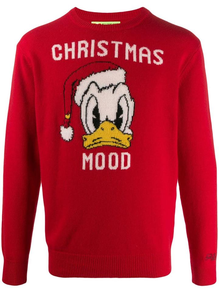 Mc2 Saint Barth Christmas Mood Jumper - Red