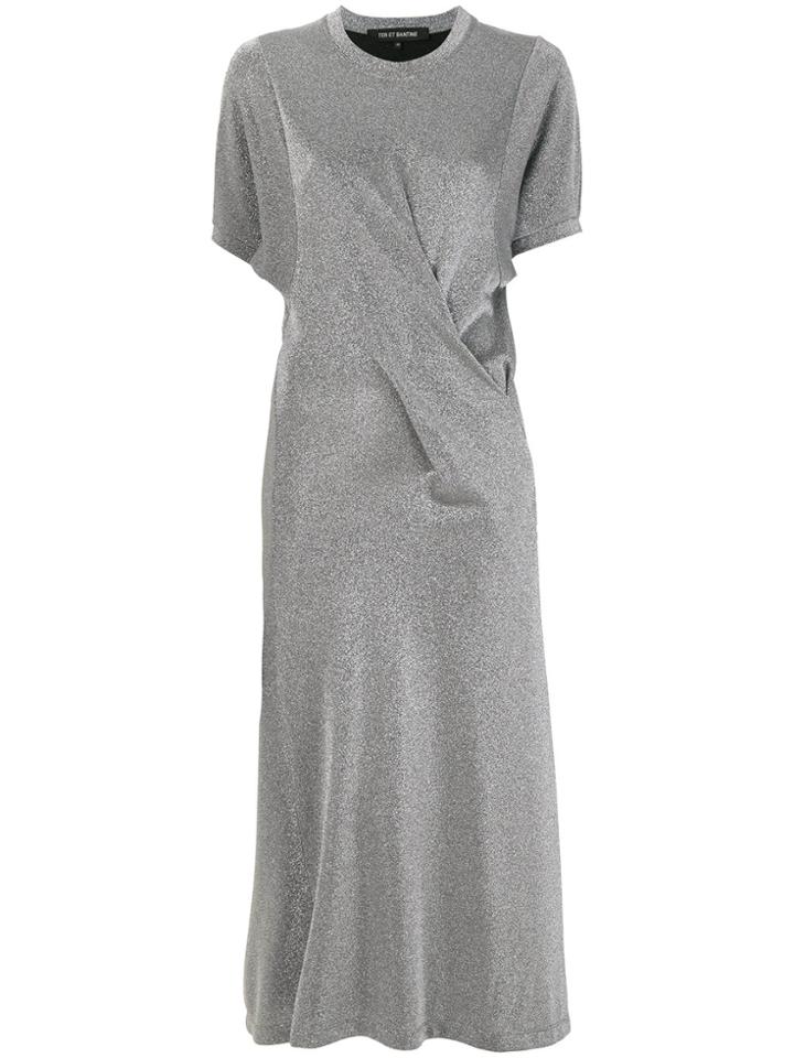 Ter Et Bantine Metallic T-shirt Dress