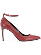 Tom Ford Ankle Strap Stiletto Pumps - Red