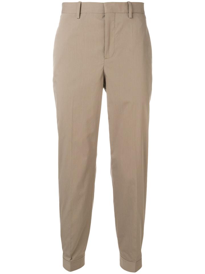 Neil Barrett Slim Fit Chinos - Brown