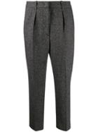 Dondup Herringbone Print Trousers - Grey