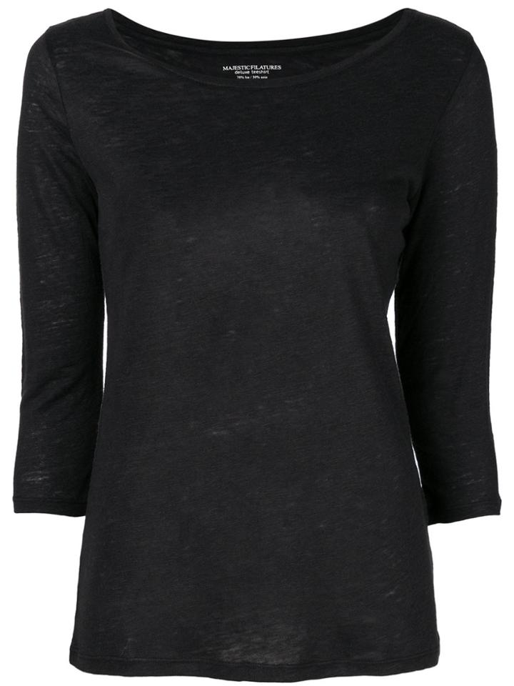 Majestic Filatures Jersey Top - Grey