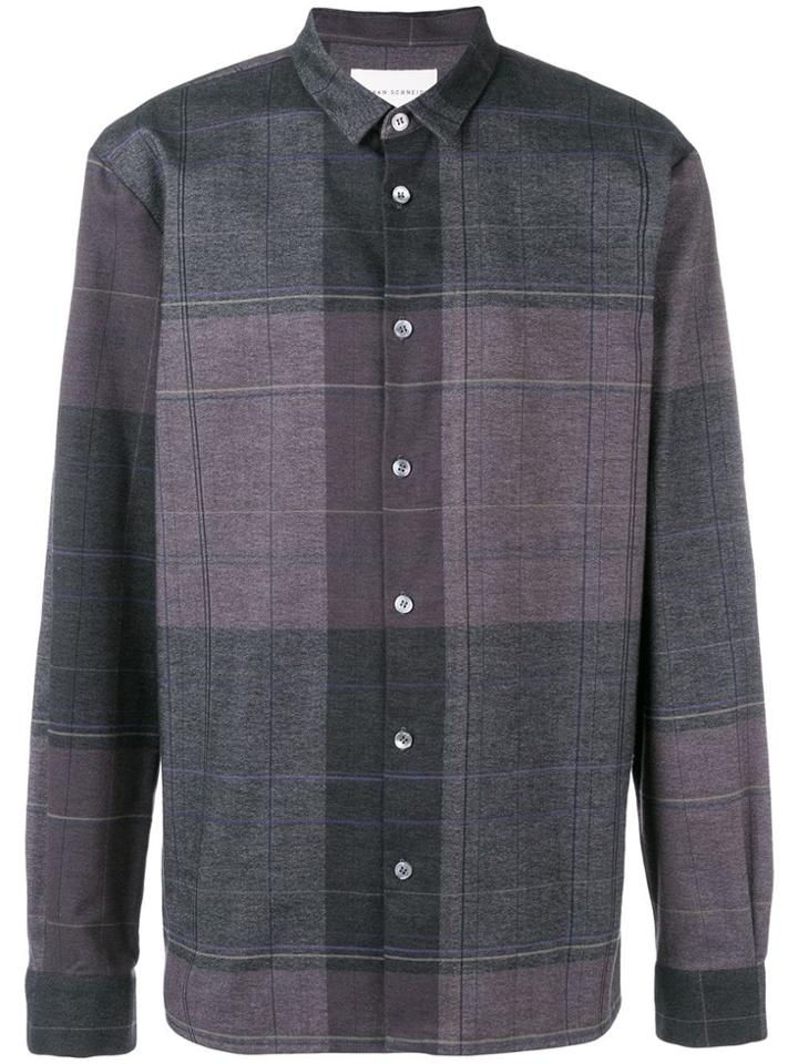 Stephan Schneider Plaid Button Shirt - Grey