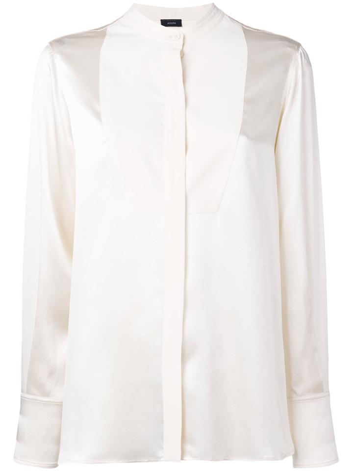 Joseph Twain Satin Blouse - Nude & Neutrals