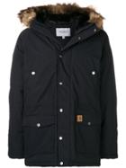 Carhartt Heritage Fur Hood Parka Coat - Black