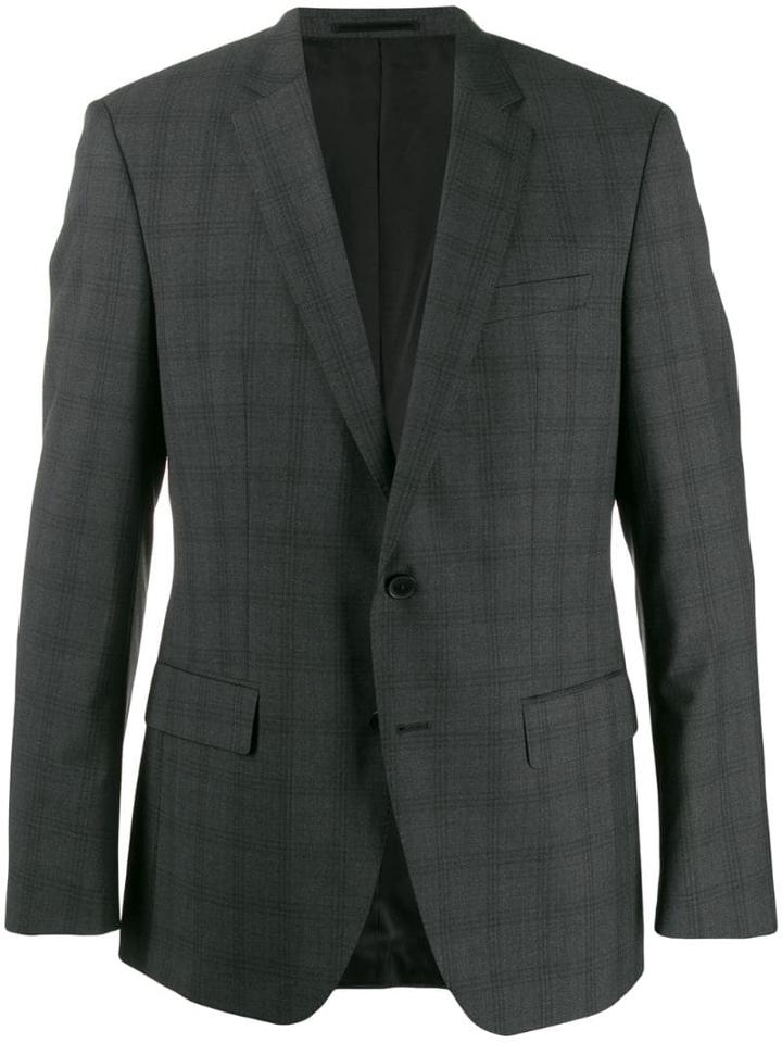 Boss Hugo Boss Checked Blazer - Grey