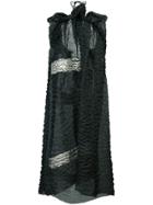 Rachel Comey Oversized Sheer Halterneck Dress - Black