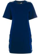 Love Moschino Studded Dress - Blue