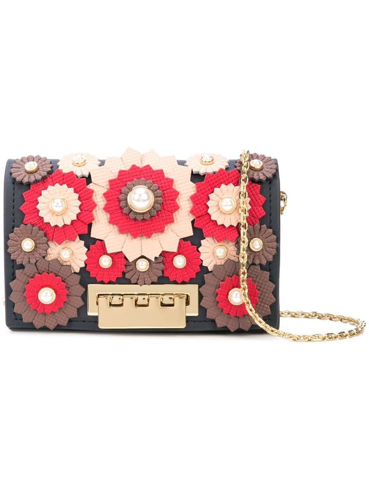 Zac Zac Posen Earthette Appliqué Chain Card Case - Multicolour