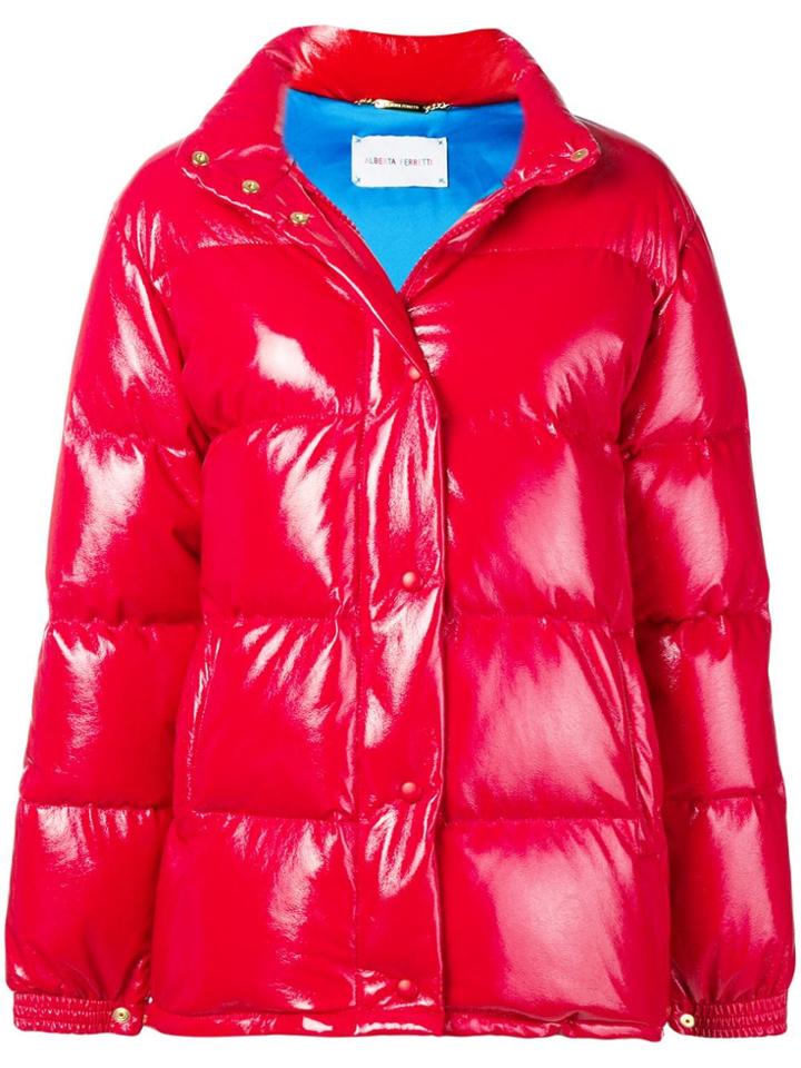 Alberta Ferretti Rainbow Week Jacket - Red