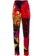 Versace Vintage Optical Printed Trousers - Multicolour