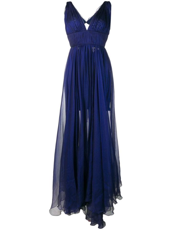 Maria Lucia Hohan Pleated Dress - Blue