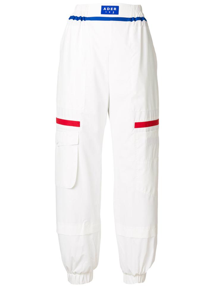 Ader Elasticated Waist Track Pants - White