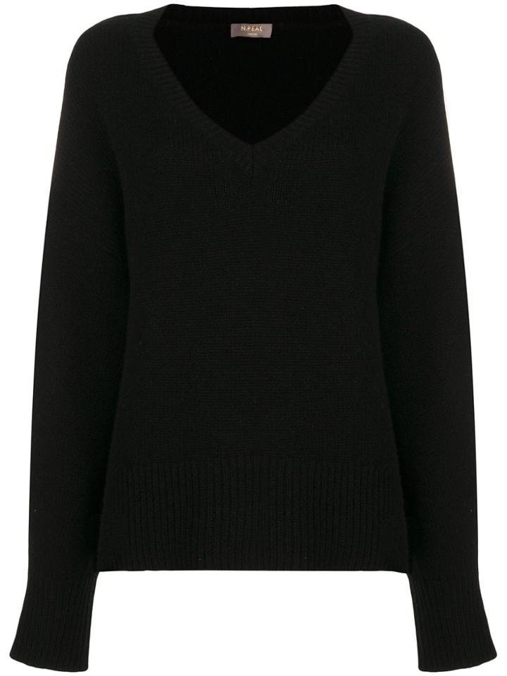 N.peal Knit Cashmere Jumper - Black