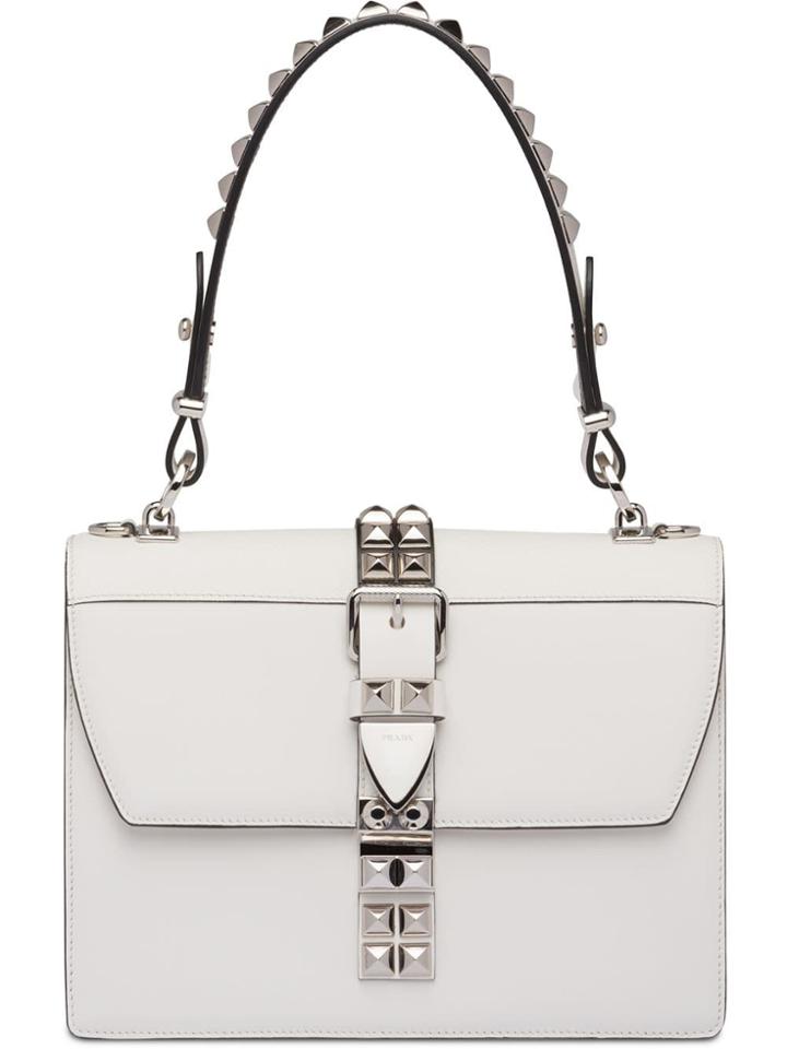 Prada Elektra Shoudler Bag - White
