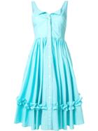 Vivetta Pleated Flared Dress - Blue