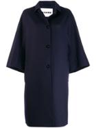 Jil Sander Lacy Coat - Blue