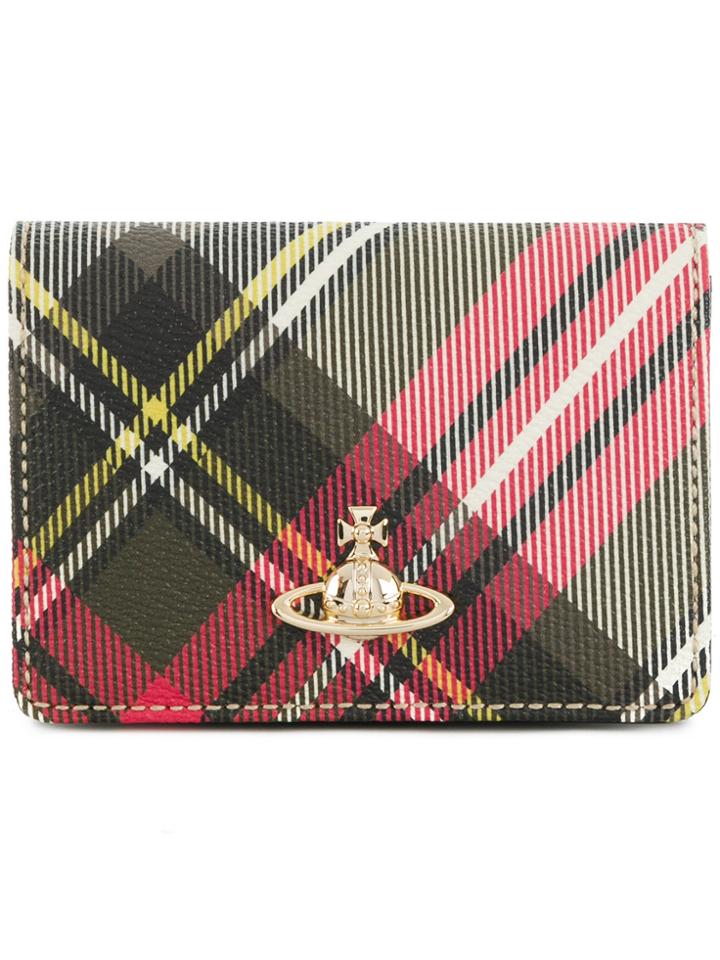 Vivienne Westwood Checked Logo Wallet - Multicolour
