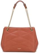 Lanvin Quilted Effect Tote, Women's, Brown