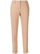 No21 Cropped Skinny Fit Trousers - Neutrals