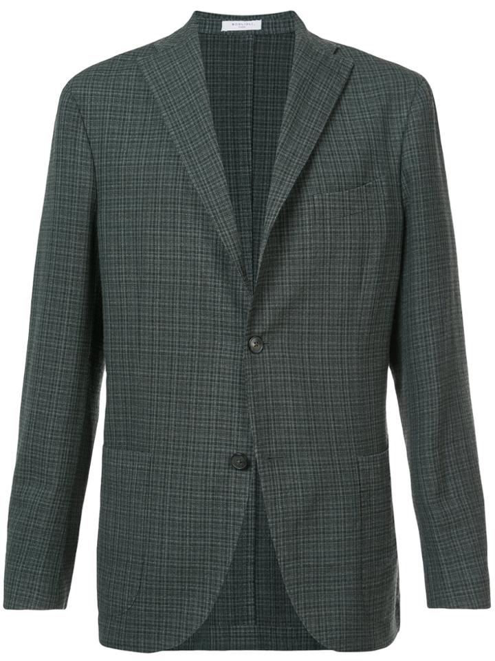 Boglioli Three Button Blazer - Green