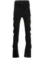 11 By Boris Bidjan Saberi Dyed And Embroidered Jeans - Black