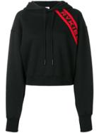 Sonia Rykiel Contrast Logo Hoodie - Black