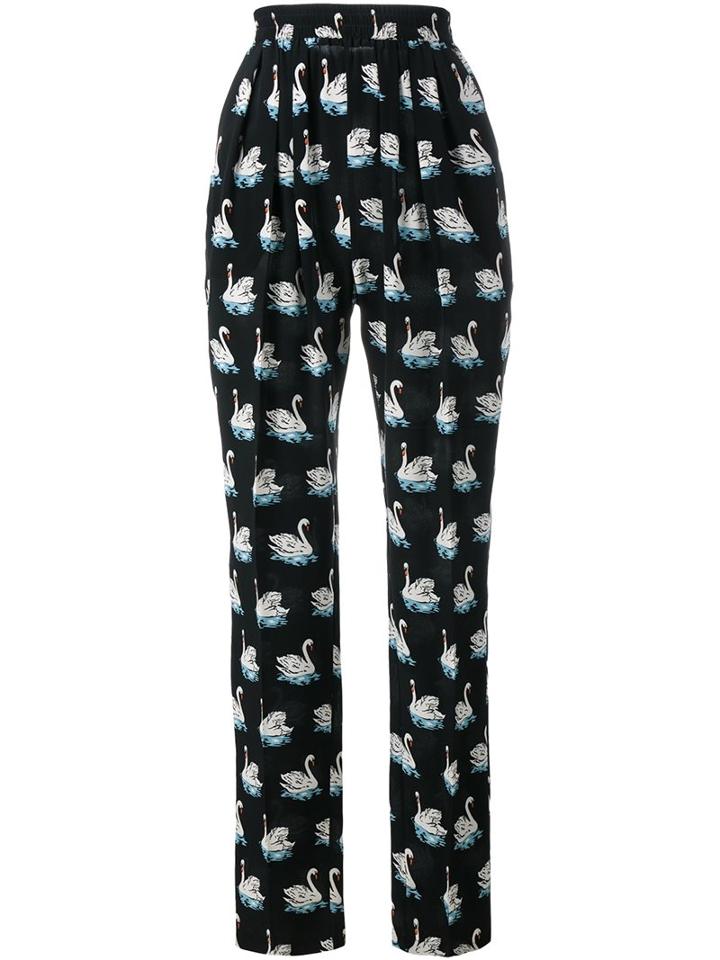 Stella Mccartney Swan Print Trousers