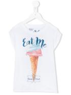 Mc2 Saint Barth Kids - Amelie Ice Cream T-shirt - Kids - Cotton - 6 Yrs, White