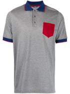 Kiton Contrasting Pocket Polo Shirt - Grey