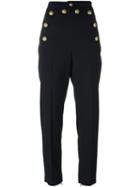 Red Valentino Lateral Buttons Detail Trousers
